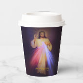 Divine Mercy Papieren Bekers (Achterkant)