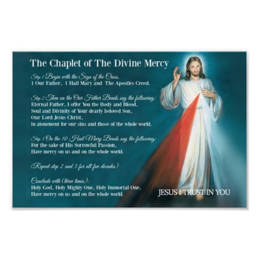 Divine Mercy Poster (Voorkant)