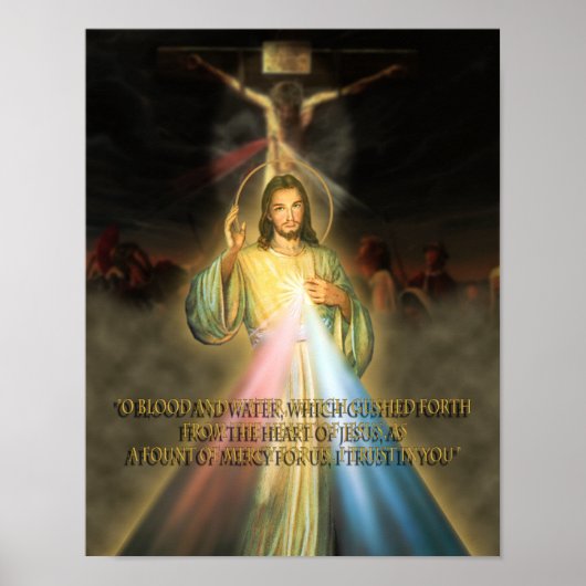 Divine Mercy Prayer Poster (Voorkant)
