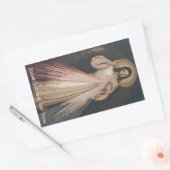 Divine Mercy Rechthoekige Sticker (Envelop)