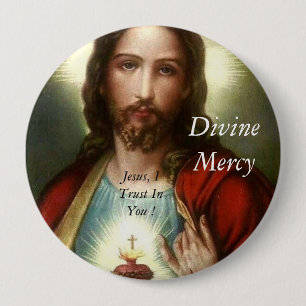 Divine Mercy   Ronde Button 4,0 Cm