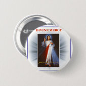 Divine Mercy Ronde Button 5,7 Cm (Voorkant /achterkant)