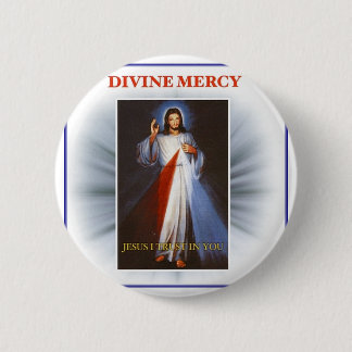 Divine Mercy Ronde Button 5,7 Cm