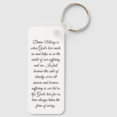 Divine Mercy Sleutelhanger (Achterkant)