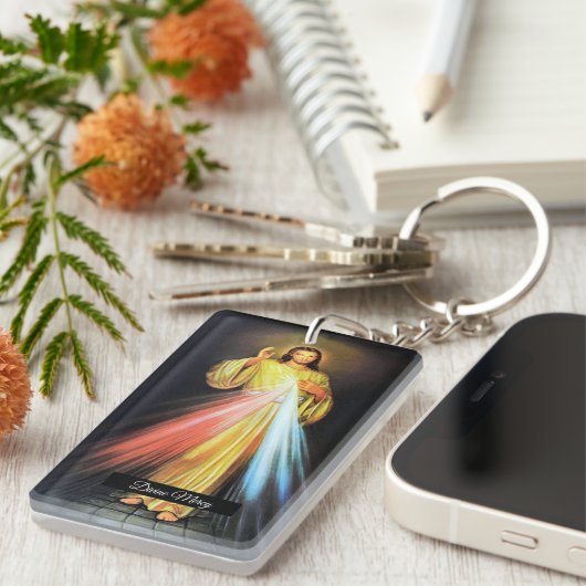 Divine Mercy Sleutelhanger (Voorkant Rechts)