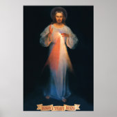 Divine Mercy, St. Faustina, Jesus I Trust in You Poster (Voorkant)