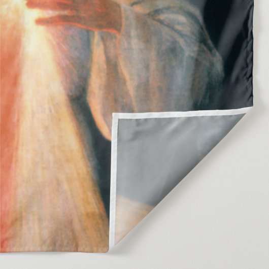 Divine Mercy, St. Faustina, Jesus I Trust in You Wandkleed (Detail)