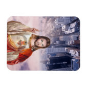 Divine Mercy, St. Faustina, Jezus die ik in jou ve Magneet (Horizontaal)