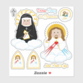 Divine Mercy Sticker (Vel)