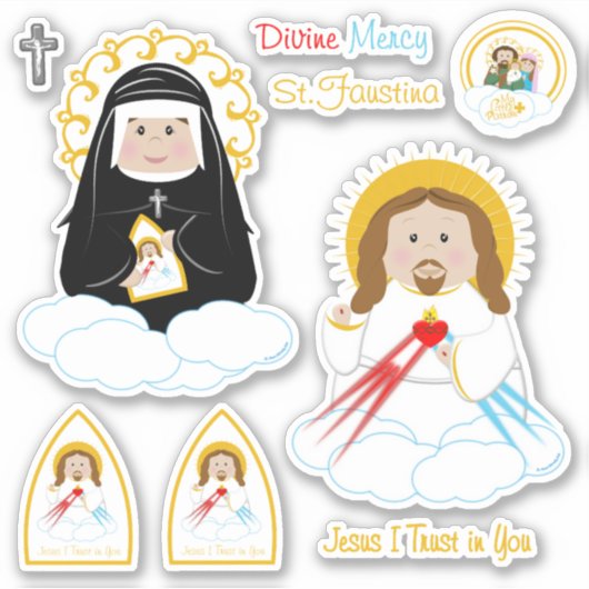 Divine Mercy Sticker (Voorkant)