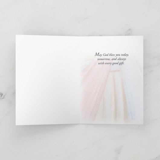 Divine Mercy Thinking of You Kaart (Binnen)