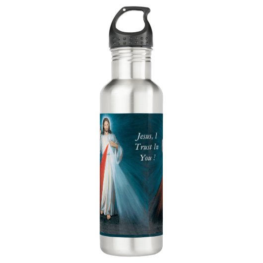 Divine Mercy Waterfles (Voorkant)
