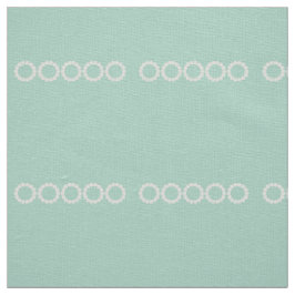 Divine Mint Green Retro Patroon Stof