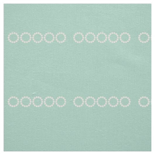 Divine Mint Green Retro Patroon Stof (Swatch)
