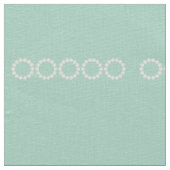 Divine Mint Green Retro Patroon Stof (Close Up)
