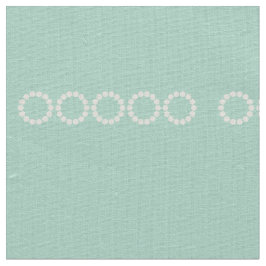 Divine Mint Green Retro Patroon Stof