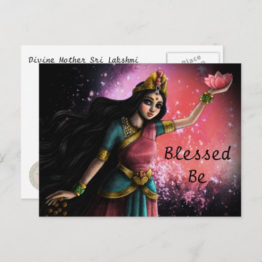 Divine Moeder Briefkaart (Voorkant / Achterkant)