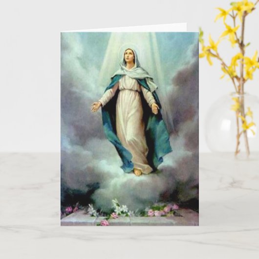 Divine Moeder Kaart (Gele Bloem)