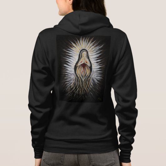 Divine Moeder Zip Hoodie (Achterkant)