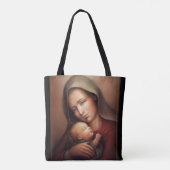 Divine Motherhood Canvas tas (Achterkant)