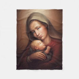 Divine Motherhood Fleece Deken