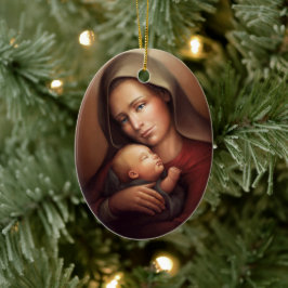 Divine Motherhood Keramisch Ornament