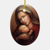 Divine Motherhood Keramisch Ornament (Voorkant)