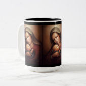 Divine Motherhood Tweekleurige Koffiemok (Voorkant links)