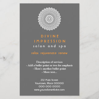 Divine Oranje Impression Vertical Flyer