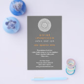 Divine Oranje Impression Vertical Flyer (Enkel)