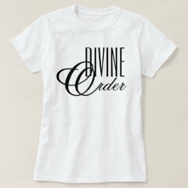 "Divine Order" 90s minimalistische chic esthetiek T-shirt