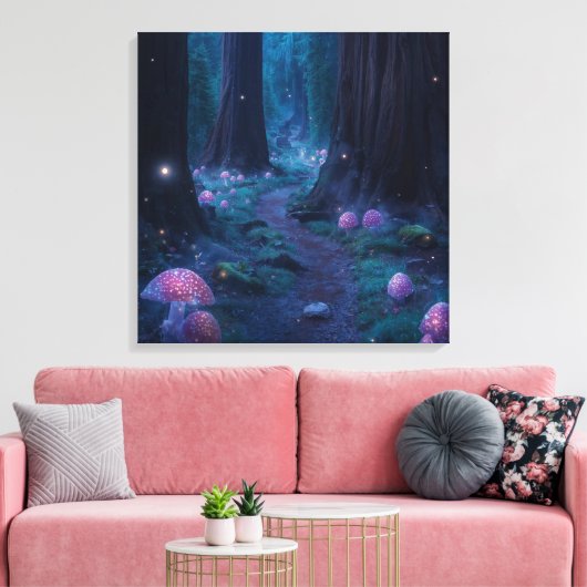 Divine Path Wall Art – Spiritual Journey Landscape Canvas Afdruk (Insitu (Woonkamer))