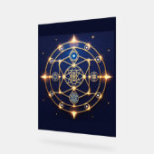 Divine Radiance – 5: Illuminated Universal Energy Acryl Bord (Hoek)