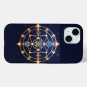 Divine Radiance – 5: Illuminated Universal Energy Case-Mate iPhone Case (Achterkant (horizontaal))