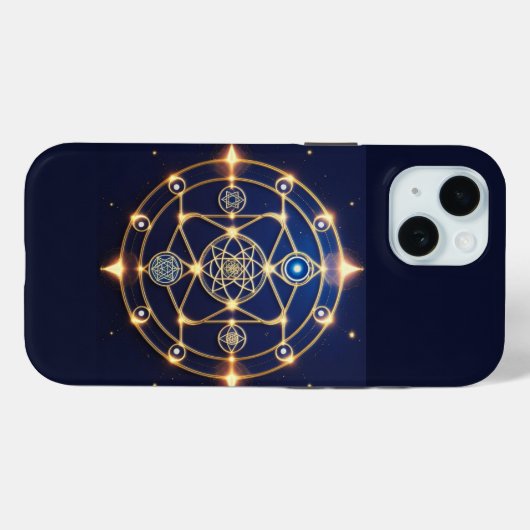 Divine Radiance – 5: Illuminated Universal Energy Case-Mate iPhone Case (Achterkant (horizontaal))