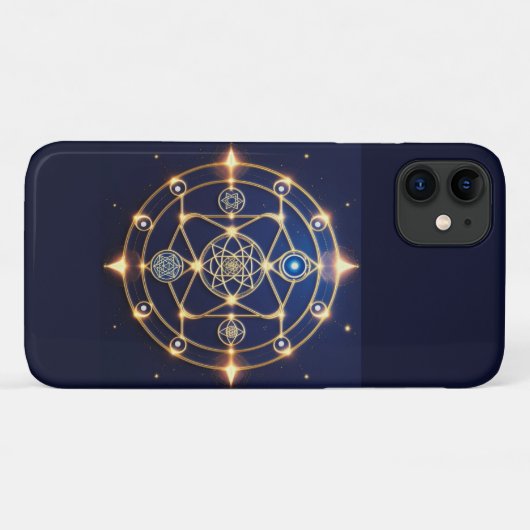 Divine Radiance – 5: Illuminated Universal Energy Case-Mate iPhone Case (Achterkant (horizontaal))