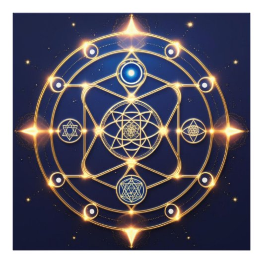 Divine Radiance – 5: Illuminated Universal Energy Foto Afdruk (Voorkant)