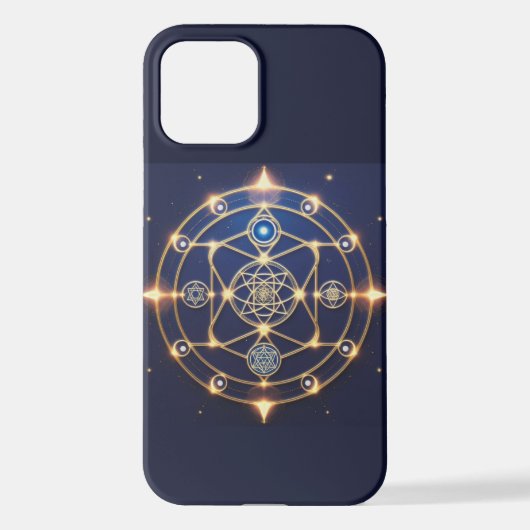 Divine Radiance – 5: Illuminated Universal Energy iPhone Hoesje (Achterkant)