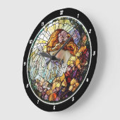 Divine Radiance Glas in lood Angel Wall Grote Klok (Hoek)