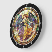 Divine Radiance Glas in lood Angel Wall Grote Klok (Hoek)