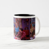 "Divine Reflections: Joey's 'Why God Why' Coffee Tweekleurige Koffiemok (Voorkant rechts)