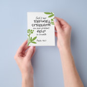 Divine Refuge - Psalm 46:1 voor Spiritueel Comfort Flyer (Hand)