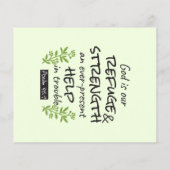 Divine Refuge - Psalm 46:1 voor Spiritueel Comfort Flyer (Achterkant)