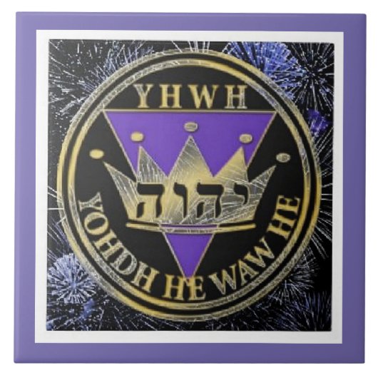 Divine Royal Victory Keramische Tegel Tegeltje (Voorkant)