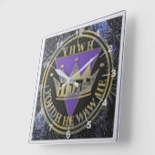 Divine Royal Victory Keramische Tegel Vierkante Klok (Hoek)