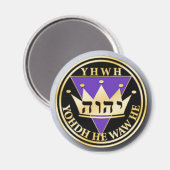 DIVINE SEAL gouden magneet (Voorkant / Achterkant)