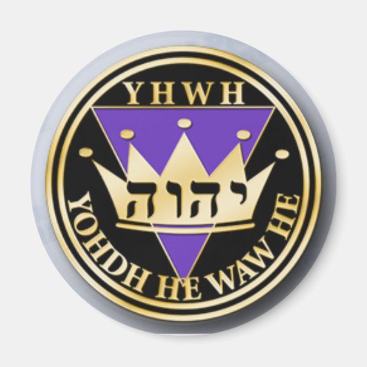 DIVINE SEAL gouden magneet (Voorkant)