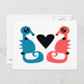 Divine Seapaarden uit liefde Briefkaart (Voorkant / Achterkant)