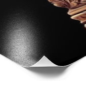 Divine Serene Krishna Flute Art Foto Afdruk (Hoek)