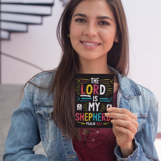 Divine Shepherd: Bijbelse kunst Briefkaart